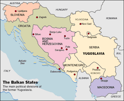 map yugo jen herzegovina bosnia country name