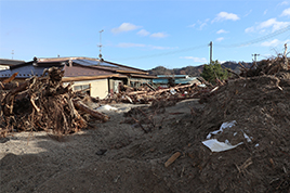 宮城県丸森町での支援活動